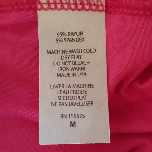 Hot Pink Ladies Tank Top - Picture 5 of 6